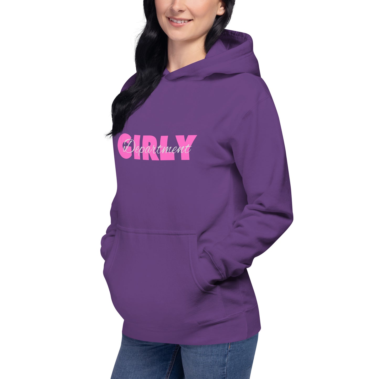 Girly department Unisex Hoodie (pink)