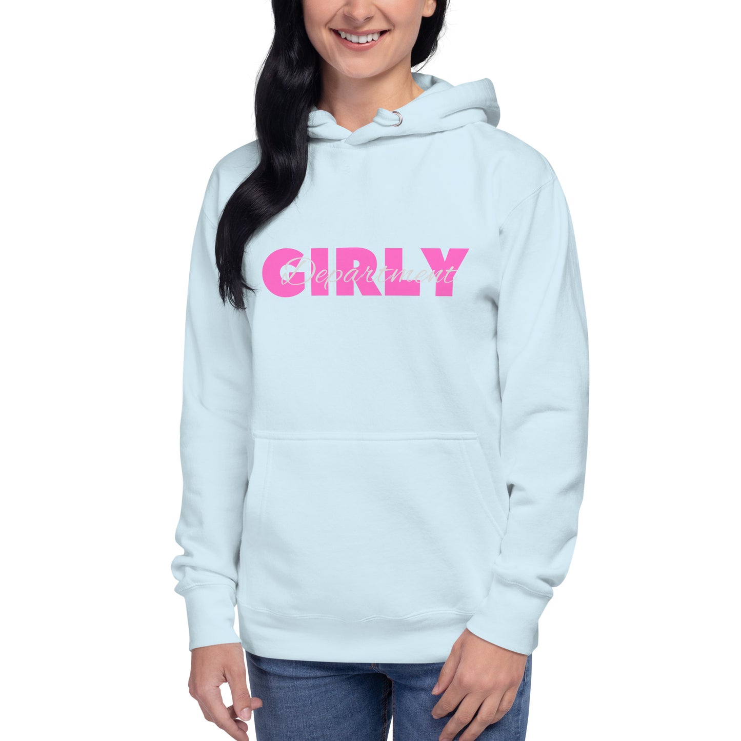 Girly department Unisex Hoodie (pink)