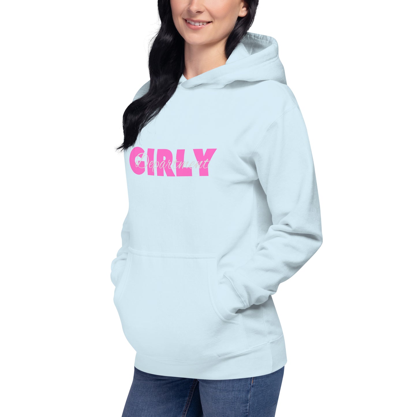 Girly department Unisex Hoodie (pink)