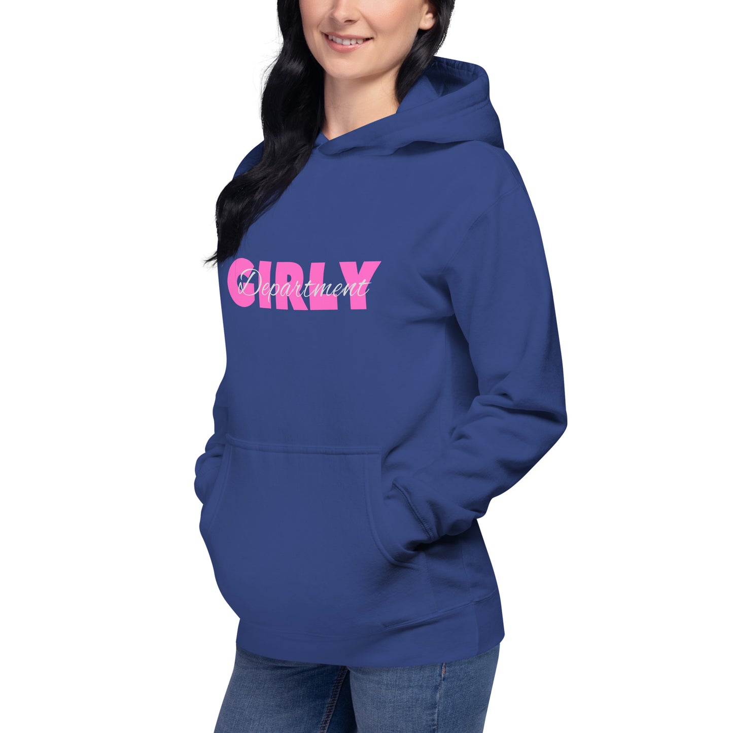 Girly department Unisex Hoodie (pink)