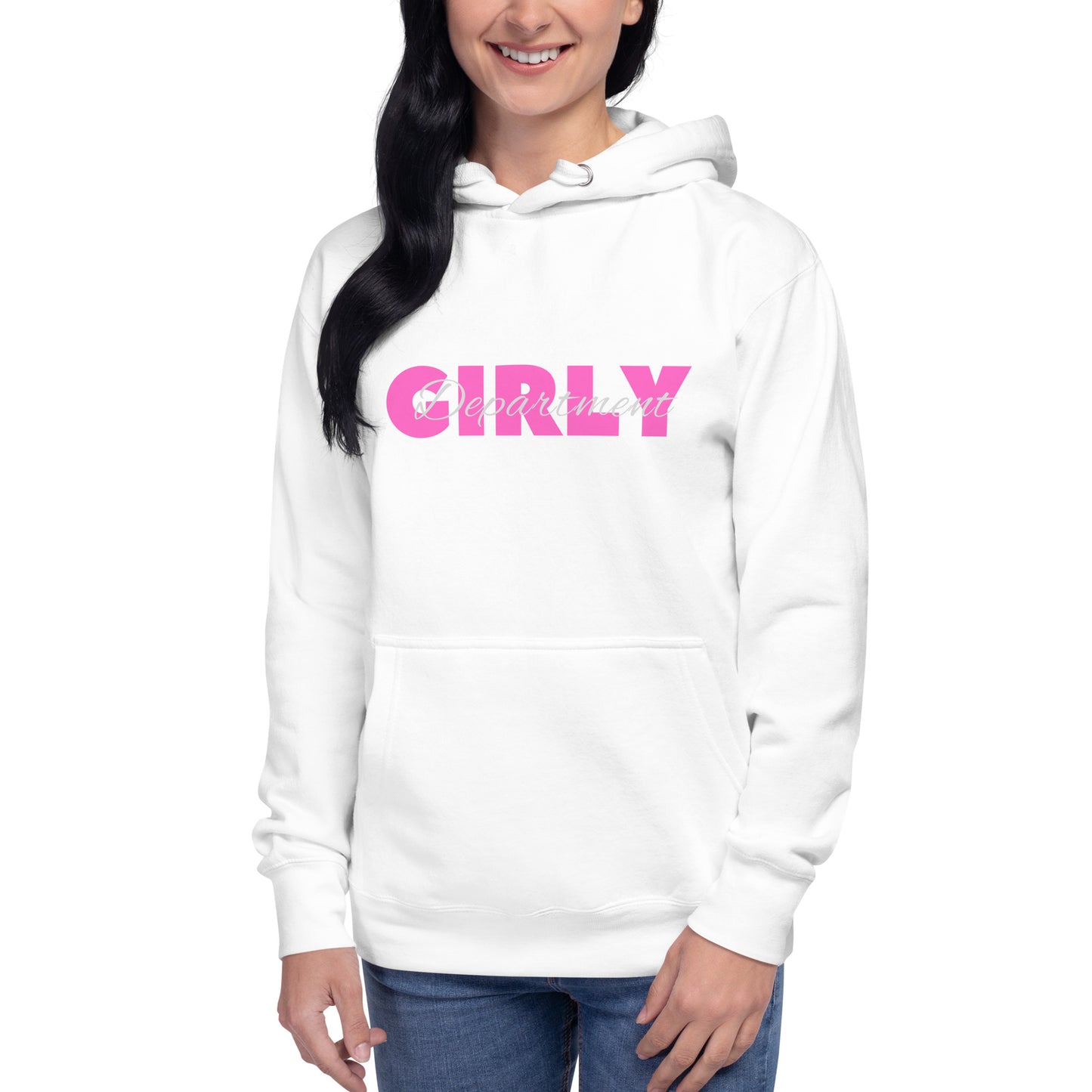 Girly department Unisex Hoodie (pink)