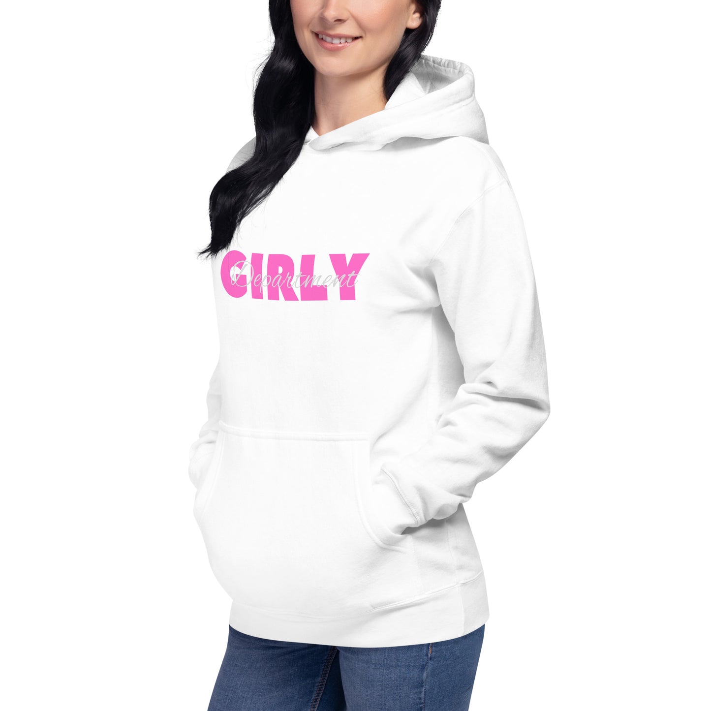 Girly department Unisex Hoodie (pink)