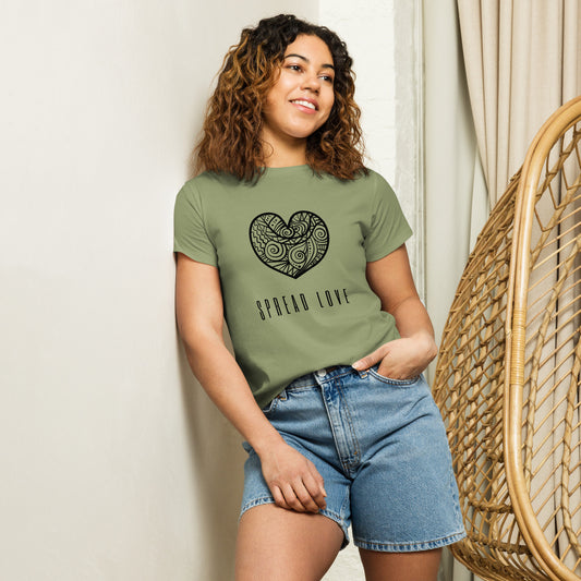 Spread Love Women’s high-waisted t-shirt