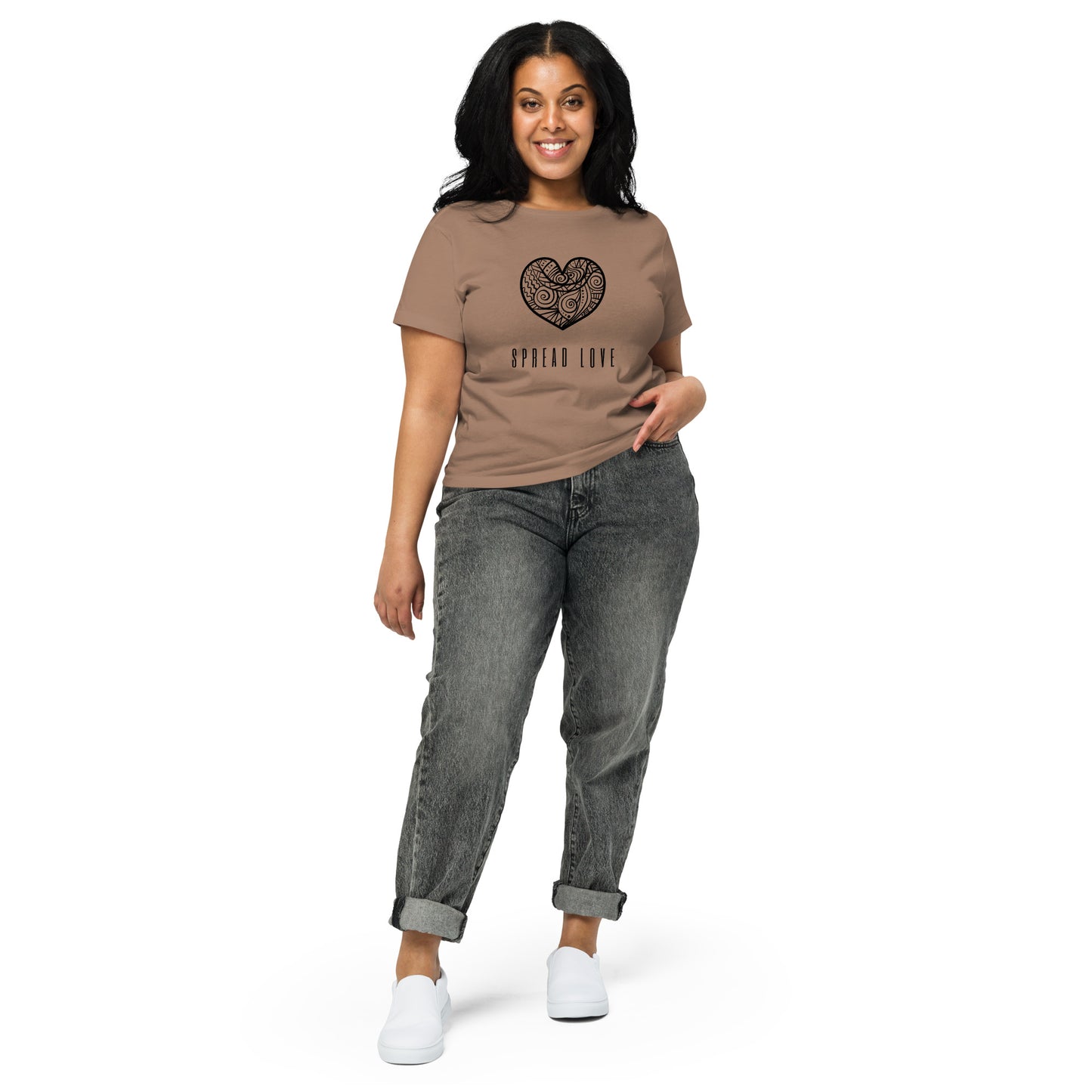 Spread Love Women’s high-waisted t-shirt