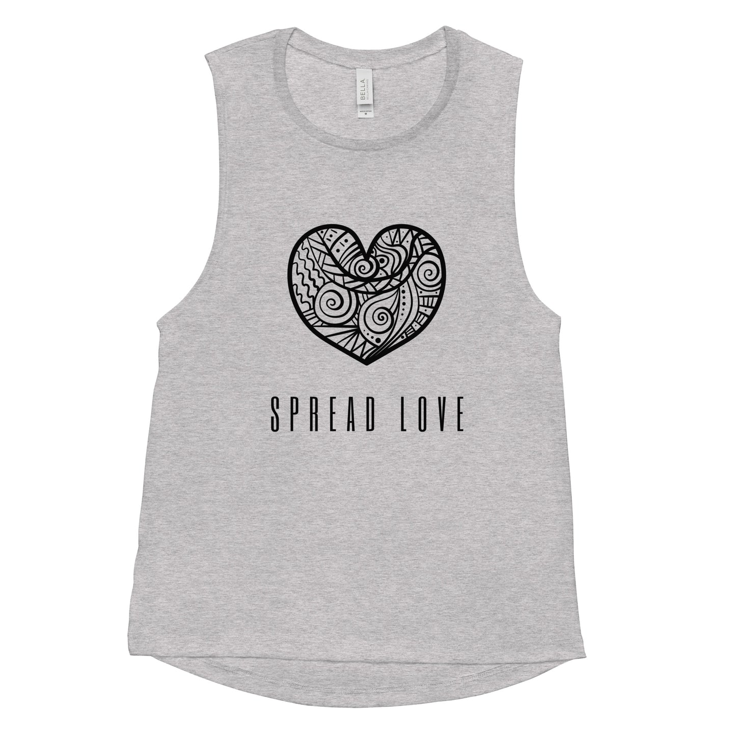 Spread Love Ladies’ Muscle Tank