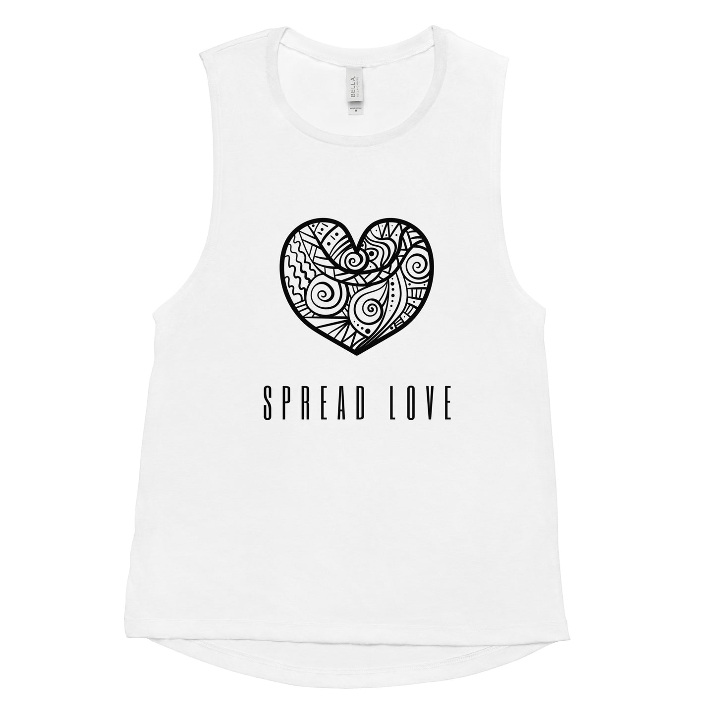 Spread Love Ladies’ Muscle Tank