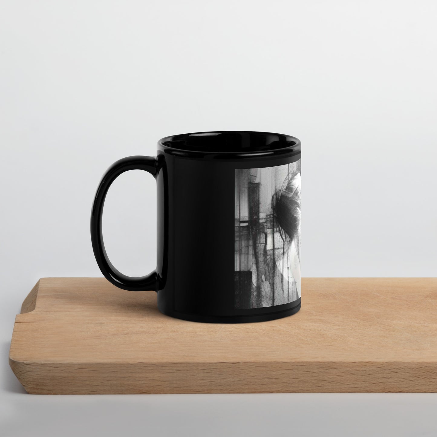 PDA, Black Glossy Mug