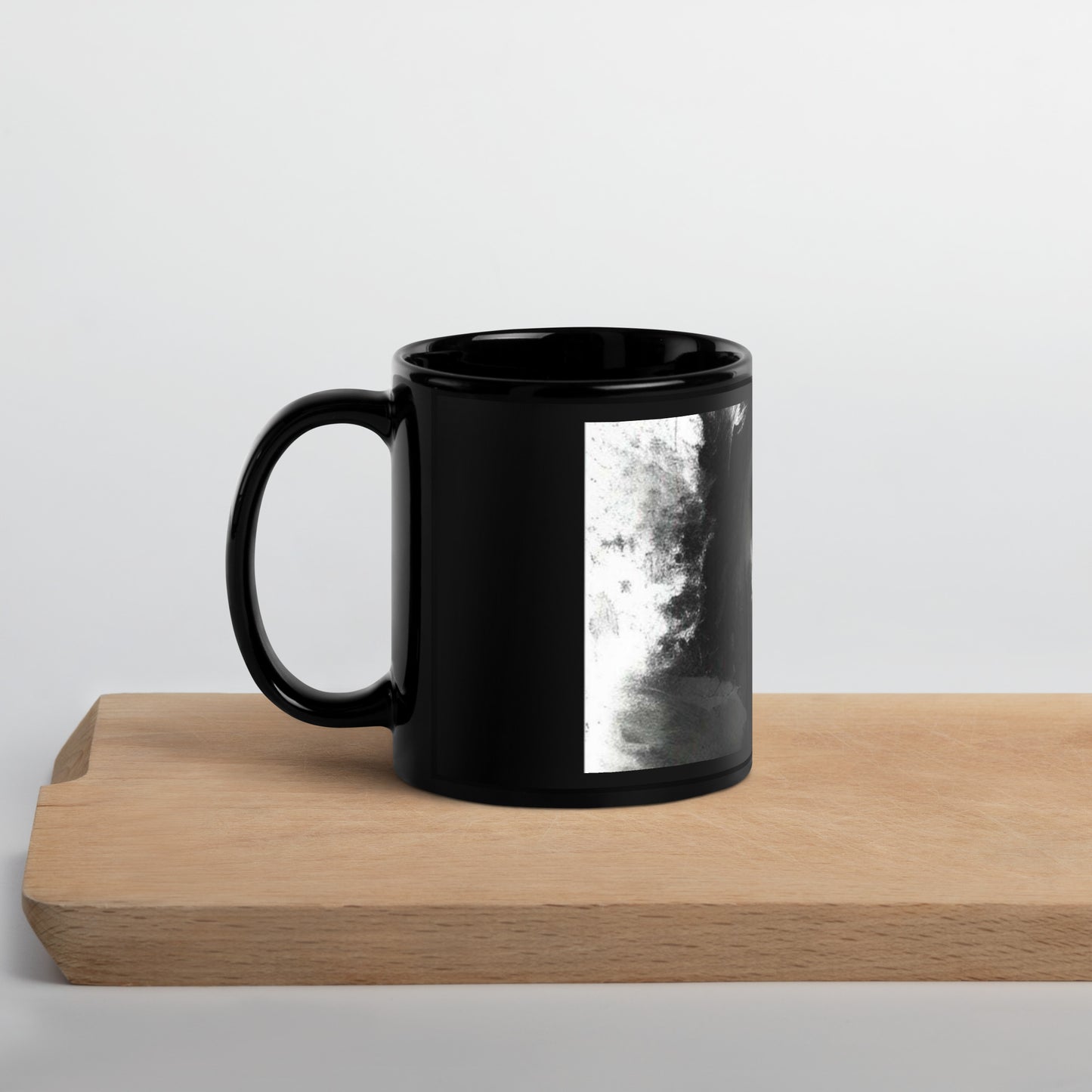 Eye Contact, Black Glossy Mug