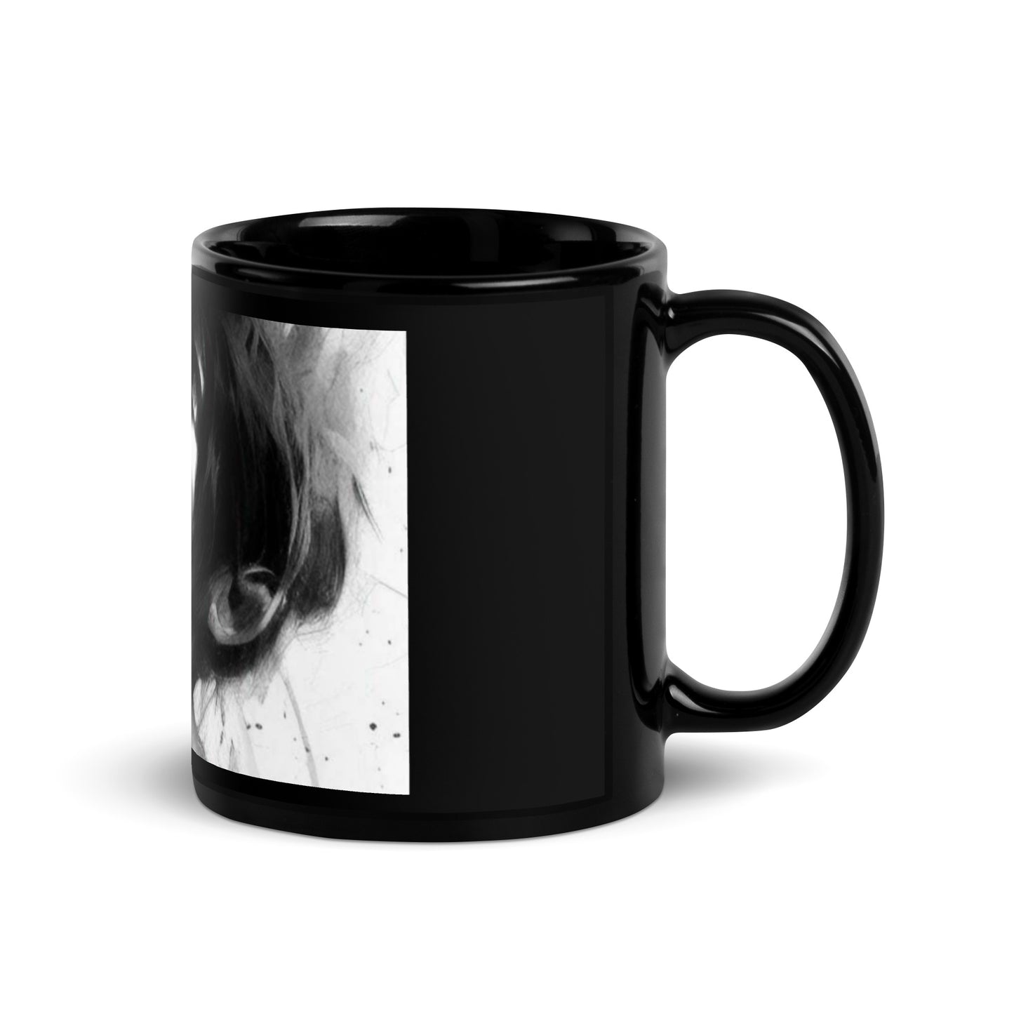 Pleasure, Black Glossy Mug