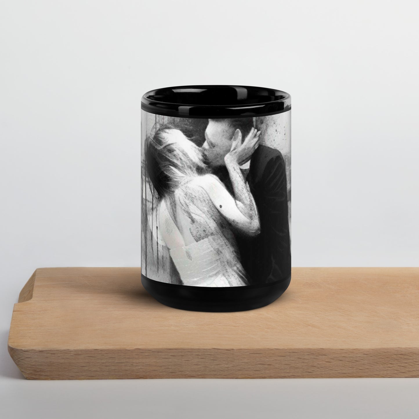 PDA, Black Glossy Mug