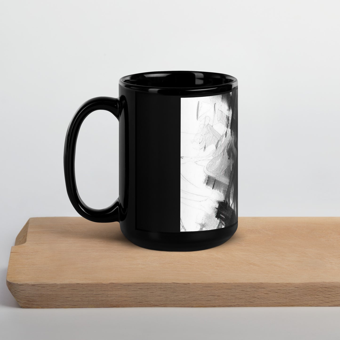 Pleasure, Black Glossy Mug