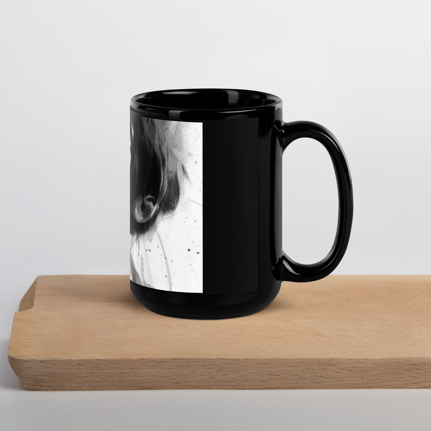 Pleasure, Black Glossy Mug