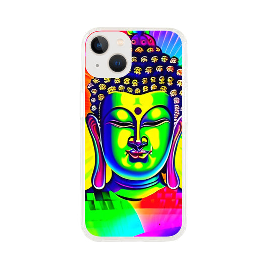 Buddha Head - Clear Mobile Phone Case.