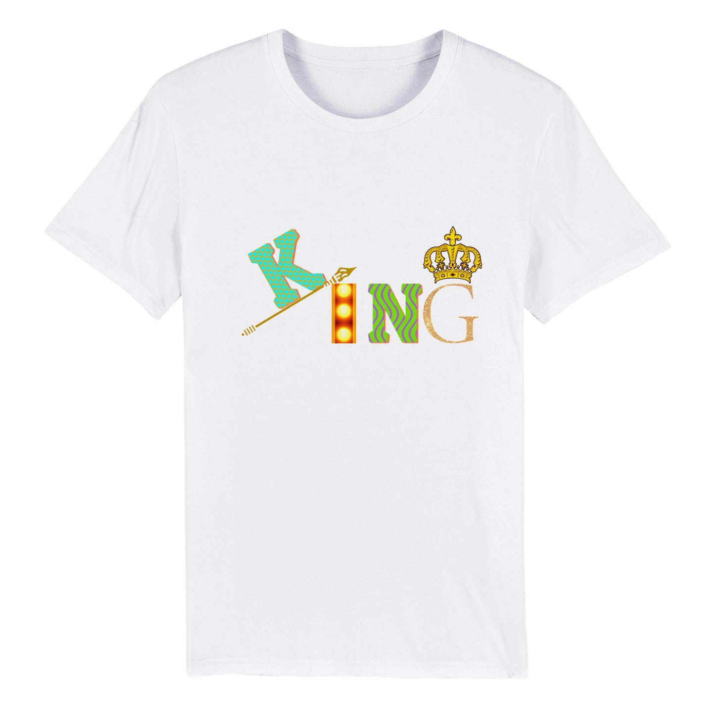 King, Organic Unisex Crewneck T-shirt