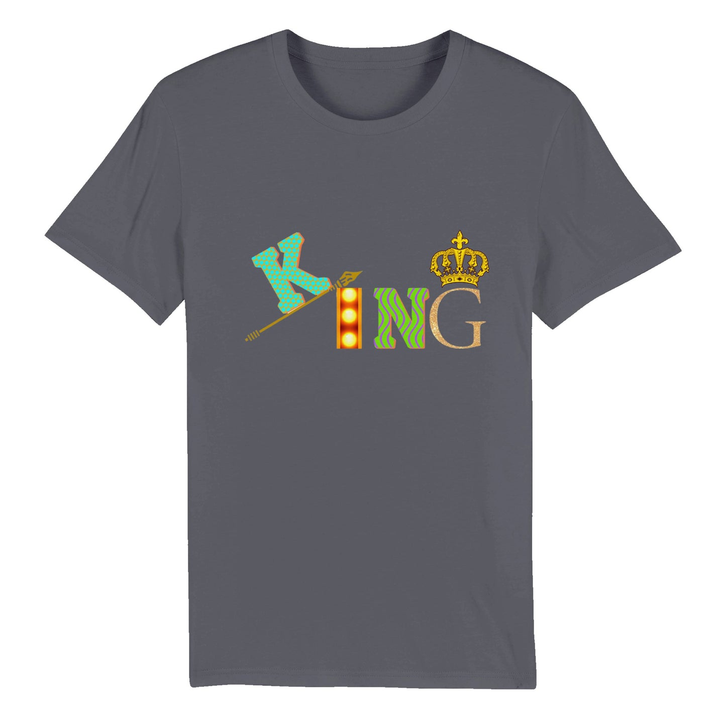 King, Organic Unisex Crewneck T-shirt