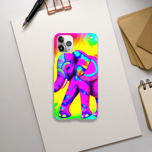 Funky Elephant2 -Slim Durable Phone Case.