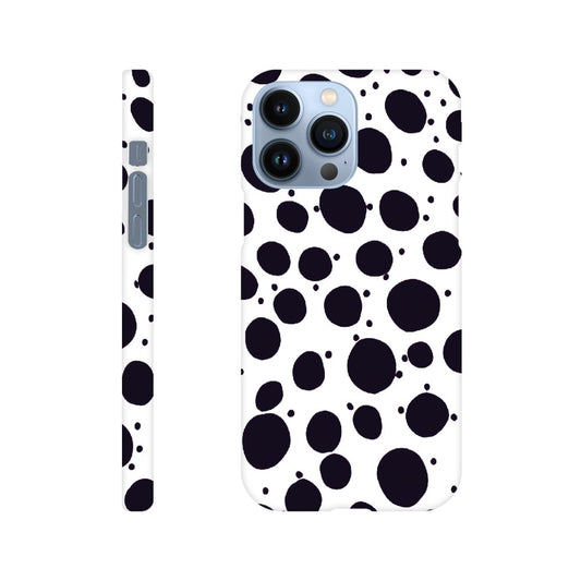 Black and White Polka Dot2 - Slim, Durable, Phone Case.