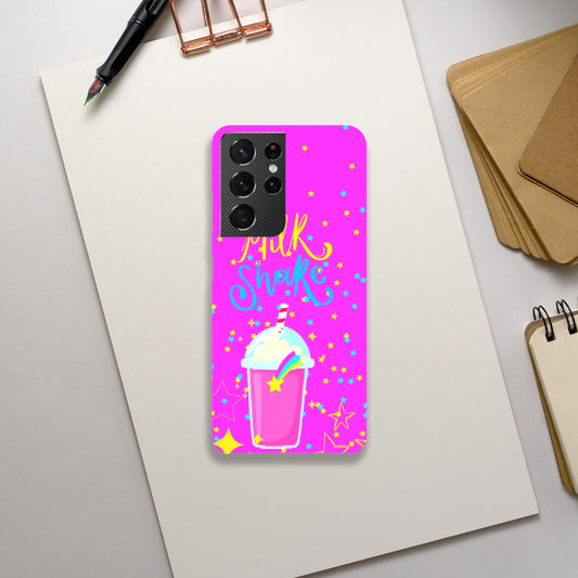 Pink Milkshake and Stars  - Slim Phone Case.