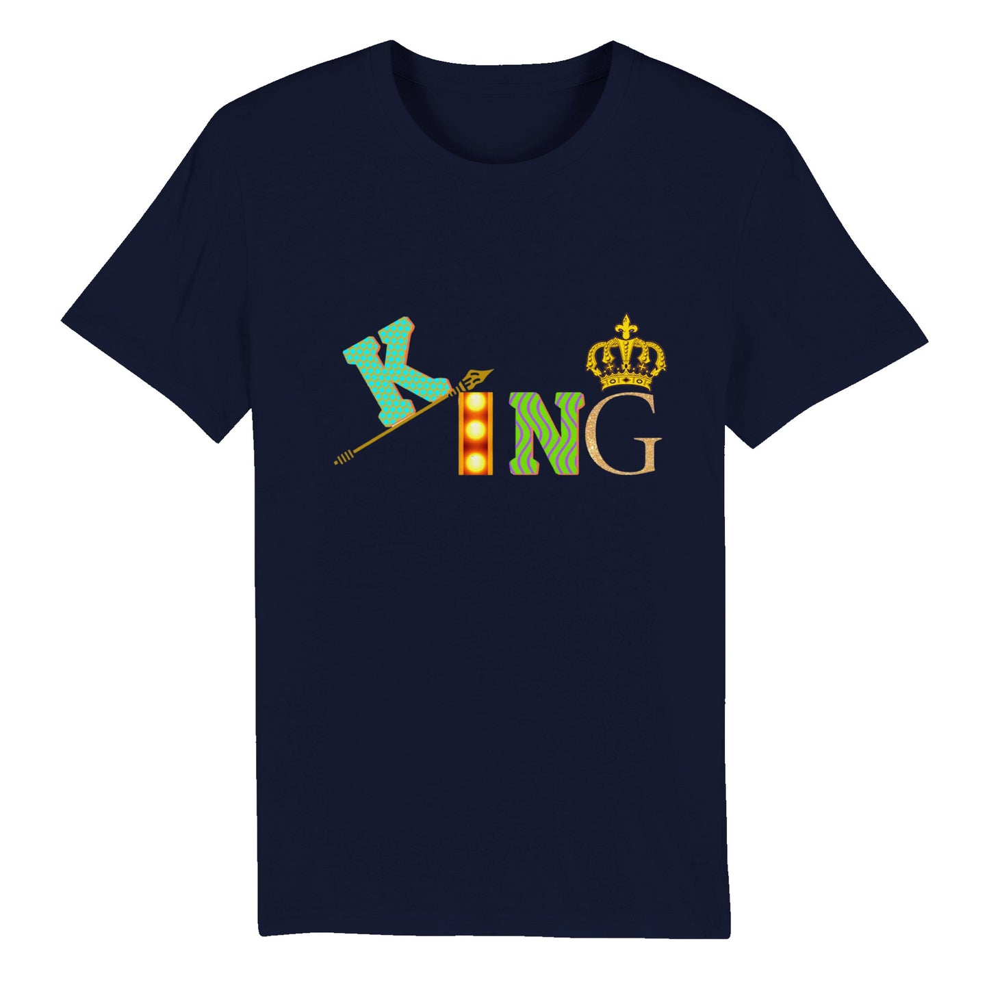 King, Organic Unisex Crewneck T-shirt