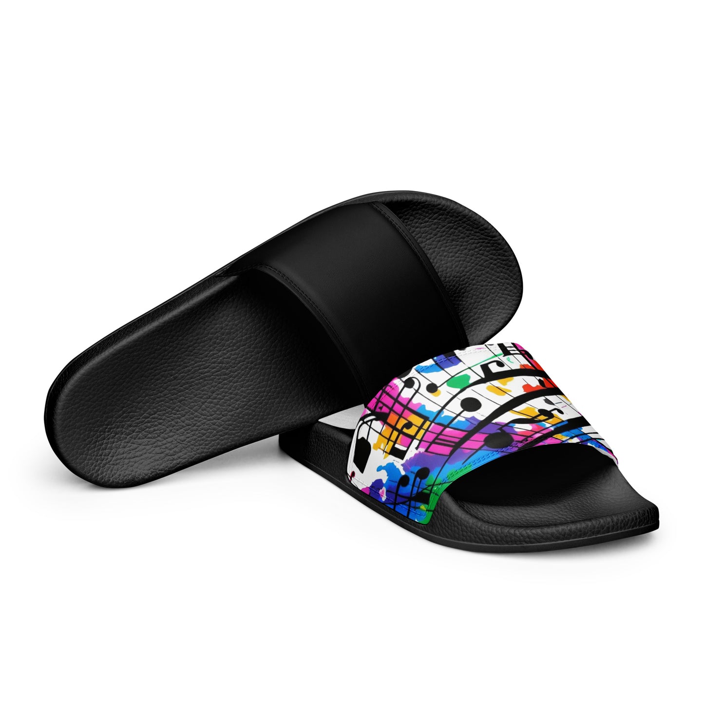 Musical, Women's slides ( black left slide )