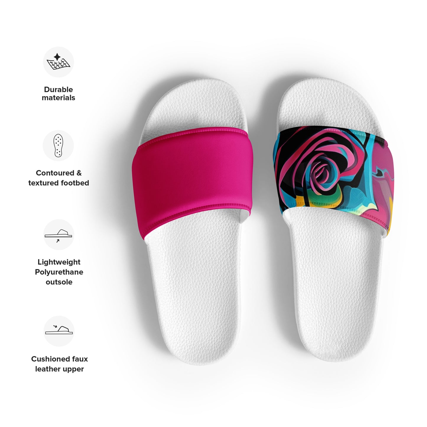 Rainbow Rose, Women's slides